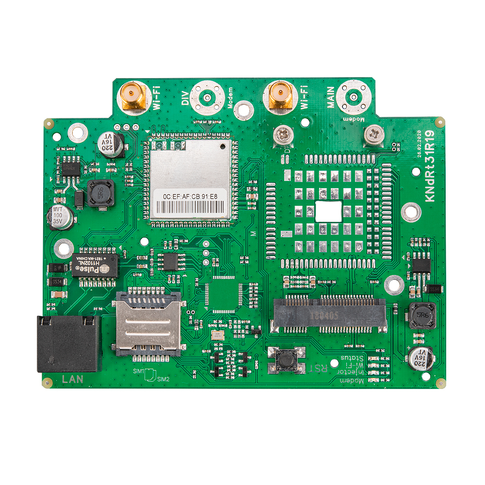 Роутер Kroks Rt-Brd DS e для установки в гермобокс, с поддержкой m-PCI модемов фото