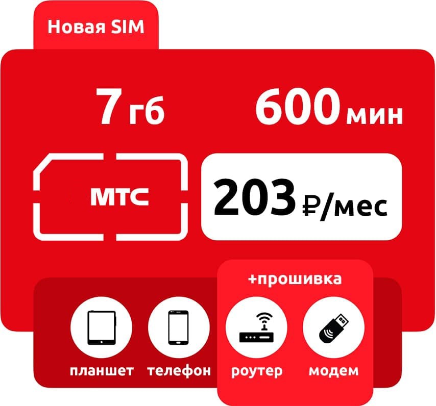 SIM-карта МТС Крым 203 фото